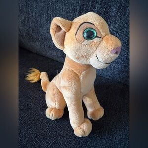 Lion King Beanie Baby Sparkling Eyes Nala Tan Lion Plush Toy